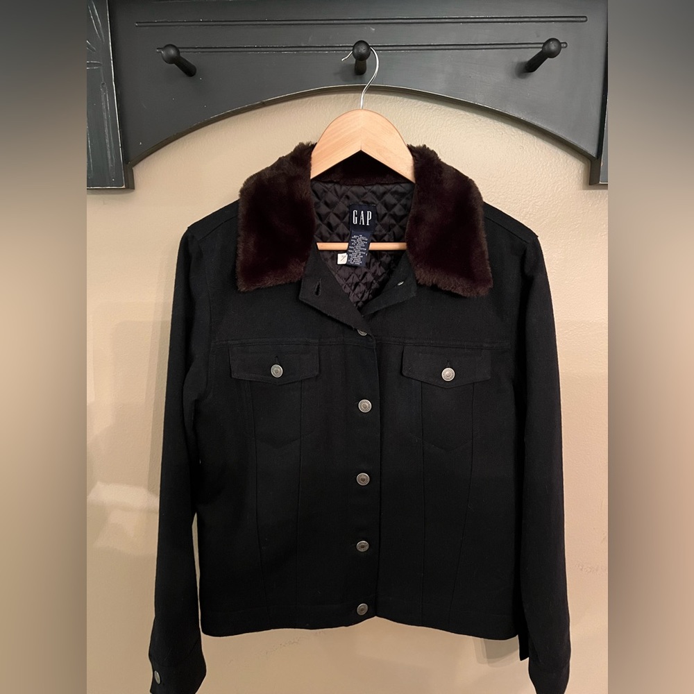 Gap Navy blue/brown jacket